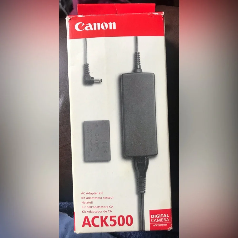 Canon ACK-500 AC Adapter Kit for PowerShot Digital Elph Series In original Box